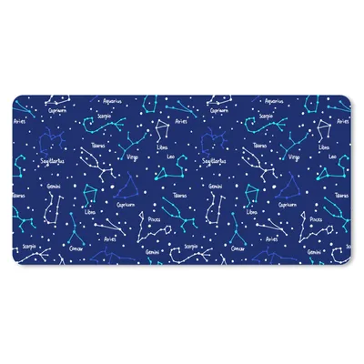 Obrázok produktu pre Podložka pod myš - Zodiak - Hviezdna noc - Vzory - Chlapci - 80x40cm - Rohožka pod myš