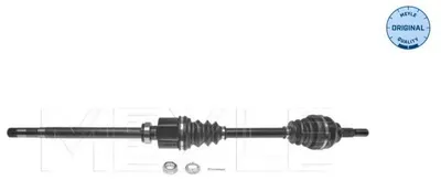 Produktbild von Meyle Antriebswelle Vorderachse rechts, Länge 972 mm, 25/26/37 Zähne