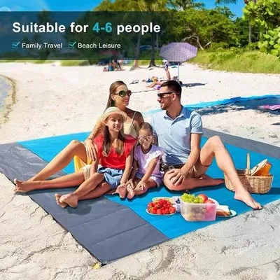 Obrázok produktu pre Vodotesná pikniková deka, veľká plážová podložka, veľká kempingová deka na pláž, piknik, kempovanie a turistiku