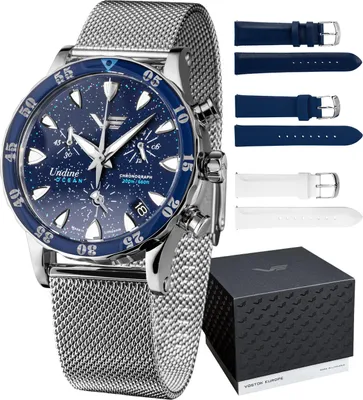 Produktbild von Vostok Europe VK68-515A756B silberne Uhr