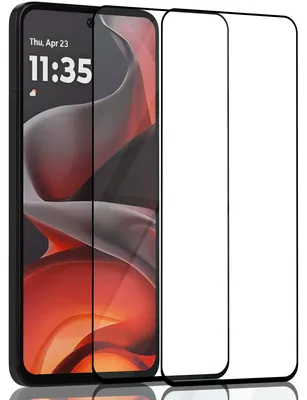 Produktbild von 2-Pack Motorola G15 Power Displayschutzfolie - Gehärtetes Glas 9H - Super Qualität 3D
