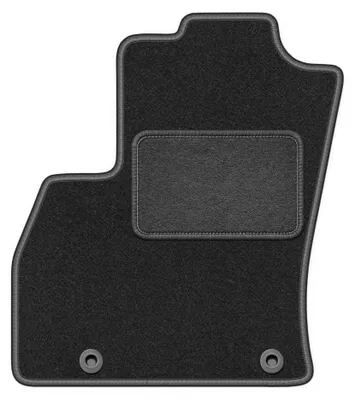 Productafbeelding van Velours bestuurdersmat voor Peugeot Bipper 2007-2017 (stationwagen) – grafiet, op maat – Wielganizator LUX