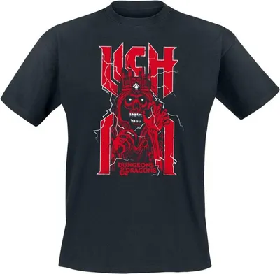 Produktbild von Dungeons and Dragons T-Shirt Herren Lich King schwarz M