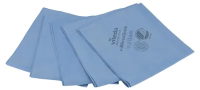 Produktbild von Vileda Professional,Microfasertuch r-MicronQuick,recycelt,Blau,5 STK