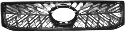 Image de Calandre Supérieure Avant Pour Toyota Land Cruiser Prado 120 2002-2009 Calandre Supérieure Avant Grille Facelift Trd Noire