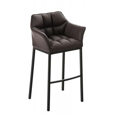 Produktbild von Barhocker Damaso B mit 4-Fuß Gestell - braun