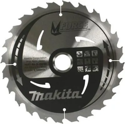 Zdjęcie produktu dla Tarcza pilarska Makita, MFORCE 170 x 30 mm - 24 zęby