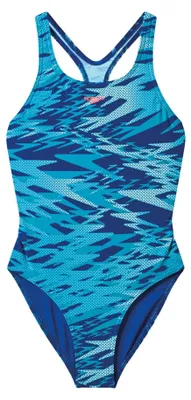 Produktbild von Speedo Hyperboom Allover Print Medalist Badeanzug Mädchen