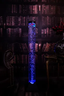 Produktbild von LED-Design & Sprudel-Wassersäule mit Fernbedienung 100cm hoch!