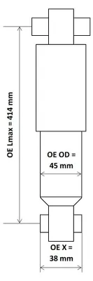 Produktbild von KYB Stoßdämpfer Vorne für IVECO DAILY III Pritsche/Fahrgestell 3447500