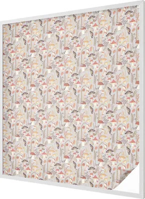 Obrázok produktu pre Vitrážová fólia na okno - 116x100 cm - vitrážový vzor - nepriehľadná dekoratívna fólia na ochranu súkromia - samolepiaca, UV ochrana - lesný vzor
