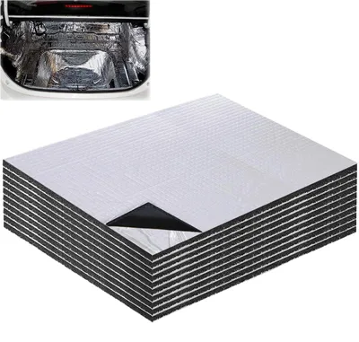 Productafbeelding van Isolatiemat voor Auto, 10 Stuks 40x25cm Geluidsisolatiemat, Zelfklevend