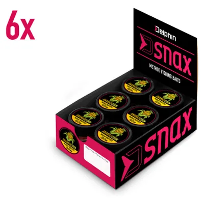 Produktbild von DELPHIN D SNAX WAFT Köder 10x7mm/20g Mais-Ananas