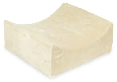 Image de Berceau de jeu en mousse beige velouté