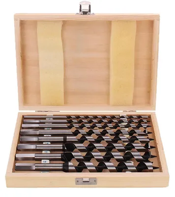 Image de Jeu de 8 forets à spirale, longueur 230 mm, pour le travail du bois