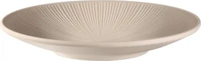 Produktbild von APS 85403 Teller NERO, Melamin, Ø 21 cm, Höhe 3 cm, sand