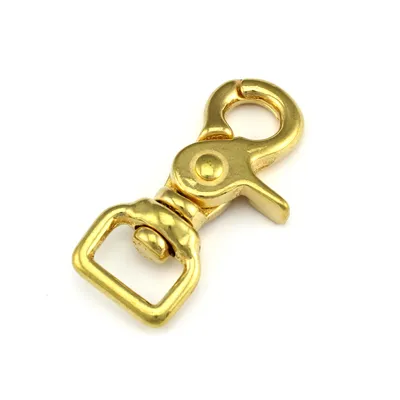 Produktbild von Scherenkarabiner 63 x 26mm 5/8" Zoll mit Wirbel Gurtbreite 17mm Karabiner