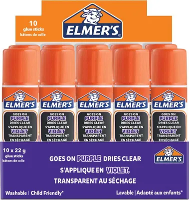 Produktbild von Elmers Klebestift Disappearing Purple 22G 10er Schachtel