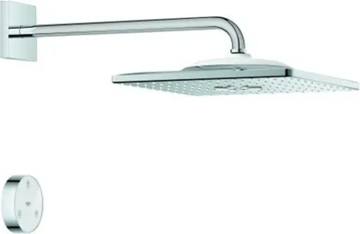 Produktbild von GROHE 26642000 Kopfbr.Set Rainshower SmartConnect 310 Cube 26642 Brausearm chrom