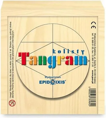 Zdjęcie produktu dla EPIDEIXIS Tangram Kolisty: Układanka logiczna dla dzieci