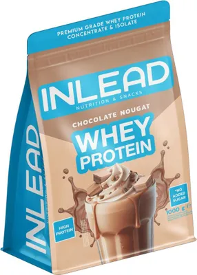 Produktbild von Inlead Whey Protein (1000g) Chocolate Nougat - Eiweiße - Molkenprotein-Mischung