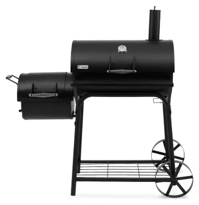 Produktbild von tepro Holzkohlegrill Smoker Biloxi, Grillfläche: ca. 58 x 40 cm, mit Seitenbrennkammer