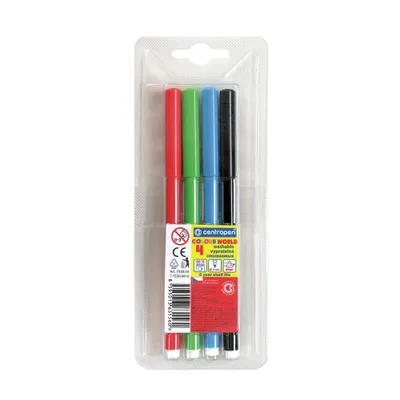 Zdjęcie produktu dla Markery Centropen 7550 - zestaw 4 sztuk