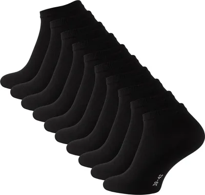 Produktbild von Stark Soul® Essentials Sneaker-Socken, 10 Paar, Gr: 43-46,  Schwarz