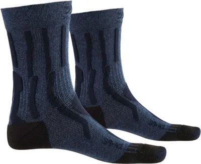 Produktbild von X-SOCKS Trek X CTN Trekkingsocken Damen midnight blue melange/opal black 35-36