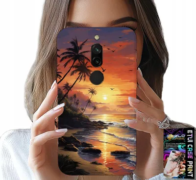 Produktbild von Tasche Für Xiaomi Redmi 8 - Strand, Urlaub, Tropische Insel Fall