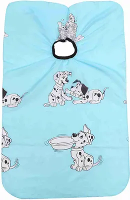 Zdjęcie produktu dla Kreskówkowy fartuch fryzjerski dla dzieci Sklep fryzjerski Uroczy fartuch do farbowania włosów (niebieski)