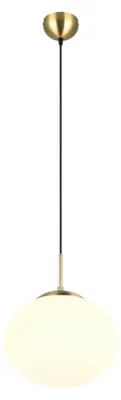 Immagine prodotto di Lampada a sospensione FOMENTO oro-bianca 1xE27x15W in vetro, dimensioni: 150x30x30 cm, IP20, Trio
