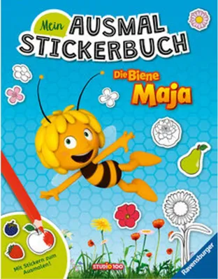 Image de Ravensburger Buch Activity Mein Ausmalstickerbuch Die Biene Maja 49763