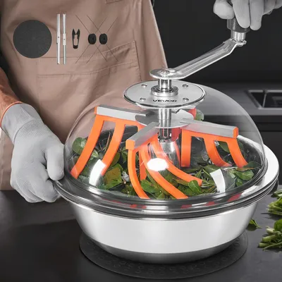 Produktbild von VEVOR Erntemaschine Bowl, 33 cm manueller Knospen-Trimmer, Bud Trimmer, Nass- & Trocken-Hydrokultur-Schneidemaschine, gedrehter Schleuderschnitt für Pflanzen, Blätter, Knospen, Blumen
