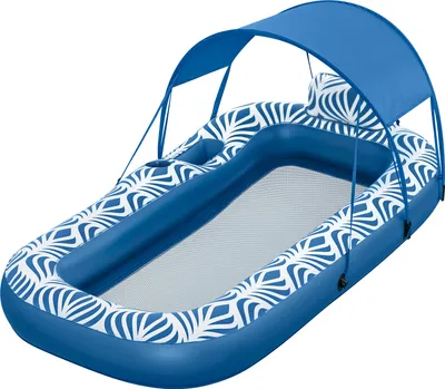 Produktbild von Bestway® Poolmatte Comfort Plush™ mit Sonnenschutzdach 198 x 112 cm