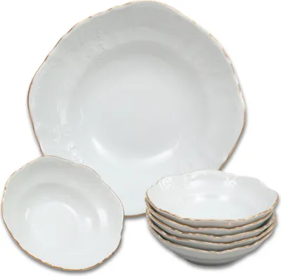Produktbild von Thun 1794 Bernadotte, Kompottsatz, weiß, Goldlinie, Thun