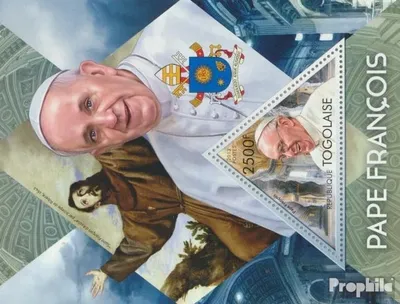 Produktbild von Briefmarken Togo 2013 Mi Block 836 (kompl. Ausgabe) postfrisch Papst Franziskus
