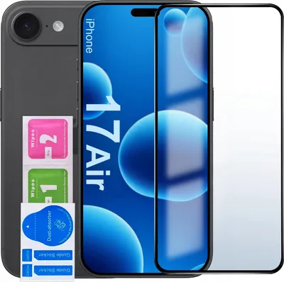 Obrázek produktu pro TVRZENÉ SKLO pro iPhone 17 Air CELÝ DISPLEJ 5D 9H