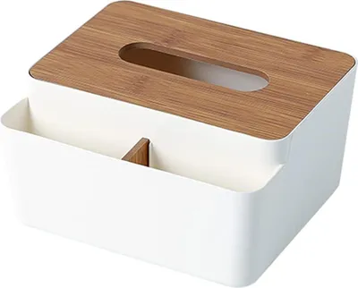 Produktbild von Minimalistische Taschentuchbox Badezimmer-Waschtischplatte Geschenkverpackung für Fernbedienung Taschentuchboxdeckel Brille Notizblock