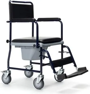 Produktbild von Toilettenrollstuhl 139 blau>>>>