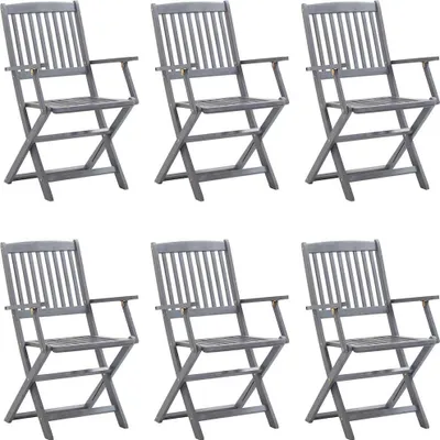 Produktbild von VidaXL 3065416, Terrasse, Gepolsterter Sitz, Akazienholz, Rot, Polyester, 540 mm