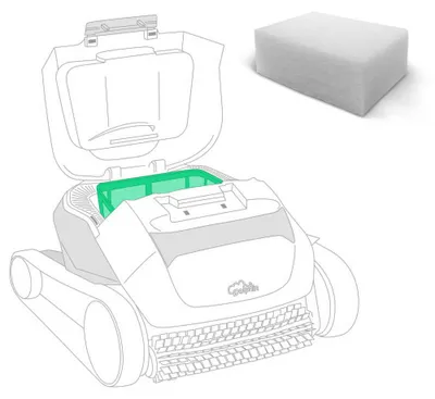 Produktbild von Feinfilter für Poolroboter Dolphin E10 - E25