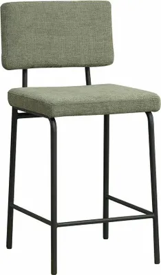 Produktbild von Rocco R, Hocker, Gestell schwarz, Bezug grün (01)
