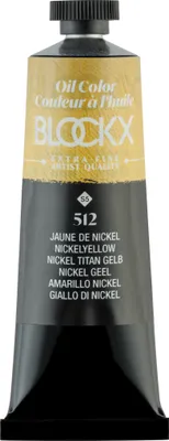 Produktbild von Blockx 3x Ölfarbe, Nickelgelb - Tube 35ml - Nickelgelb 213512BXC