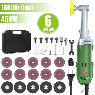 Obrázok produktu pre Čistiaci stroj na škáry dlaždíc - Elektrický priamkový brúska - 450 W - 220 V - 6 stupňov rýchlosti - brúsenie - leštenie