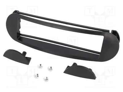 Immagine prodotto di 1 cornice per autoradio, colore nero, compatibile con Volkswagen, per autoradio 1 DIN
