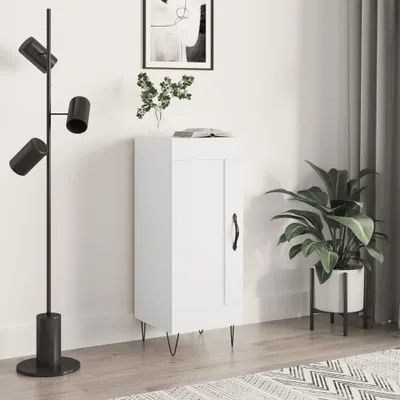 Produktbild von [Home] Sideboard Weiß 34,5x34x90 cm Holzwerkstoff , Neue Mode 2024 im häuslichen Leben