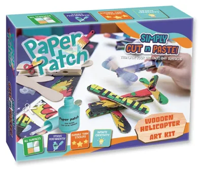 Obrázok produktu pre Strigo Zestaw do decoupage drewniany helikopter dla dzieci