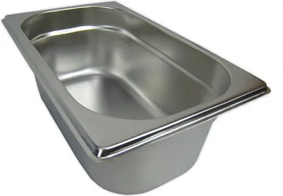 Produktbild von GN 1/4 Gastronormbehälter GN-Behälter Edelstahl 2,8 Liter Tiefe 100mm