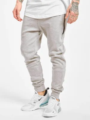 Produktbild von Bequeme Jogginghose grau XXL aus Tech Fleece mit Kordelzug und Reißverschlusstaschen